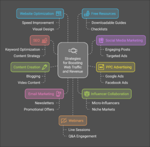 15 Proven Strategies To Boost Web Traffic And Revenue, search engine optimization, seo, digital marketing, web design - effulgence tech